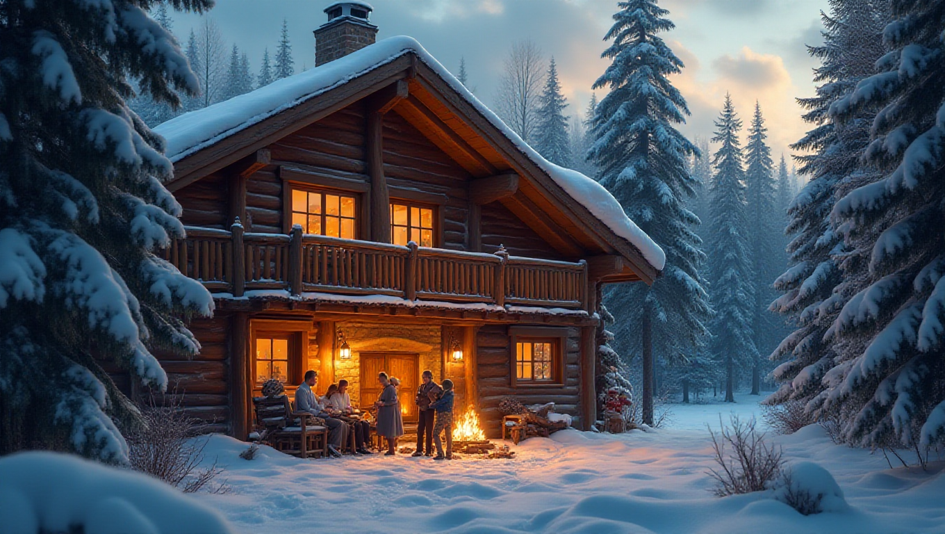 Illustration pour le mot 'chalet'