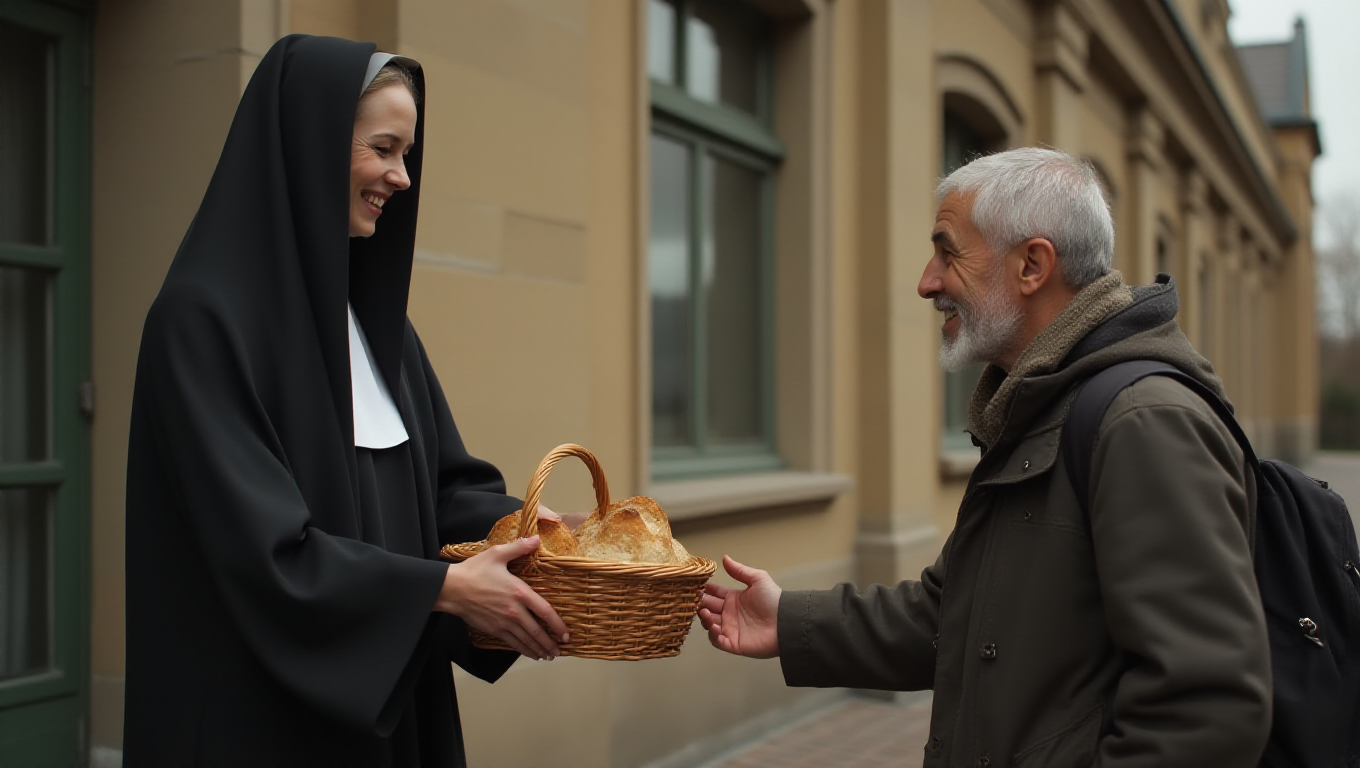 Illustration pour le mot 'charité'