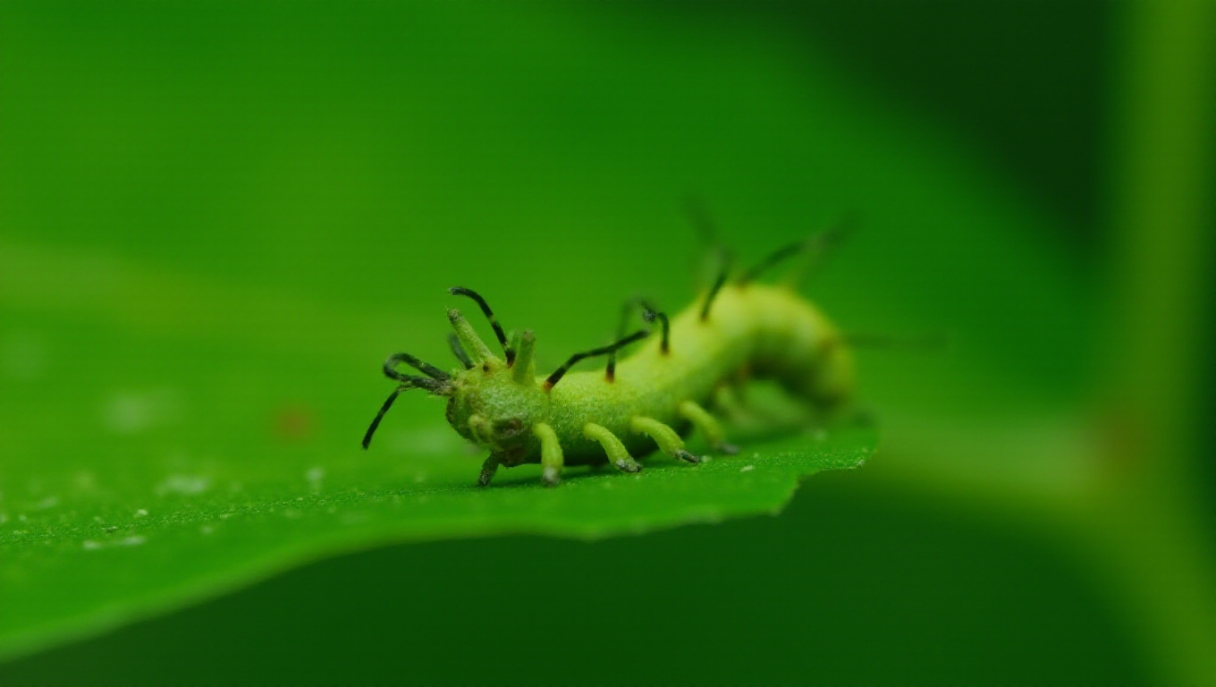 Illustration pour le mot 'chenille'