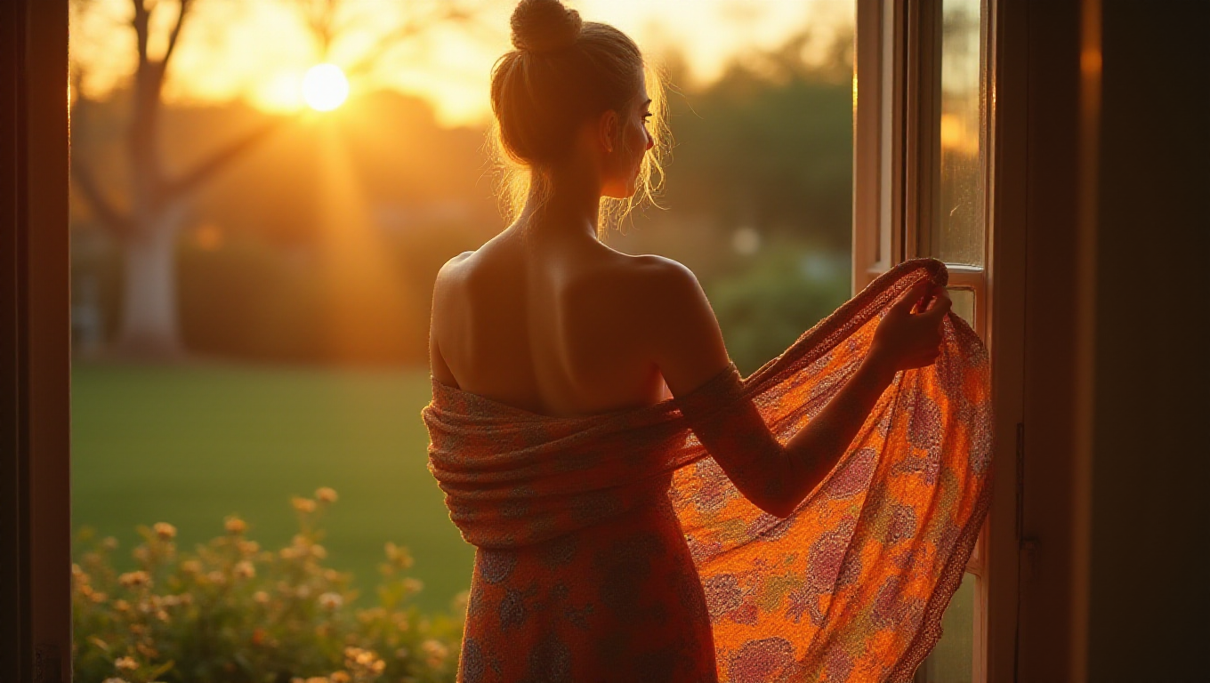 Illustration pour le mot 'châle'