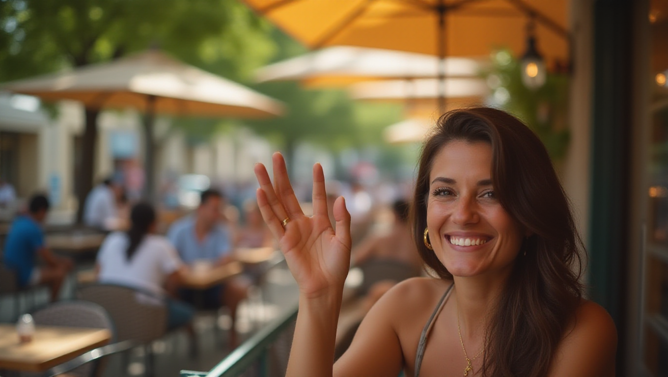 Illustration pour le mot 'ciao'