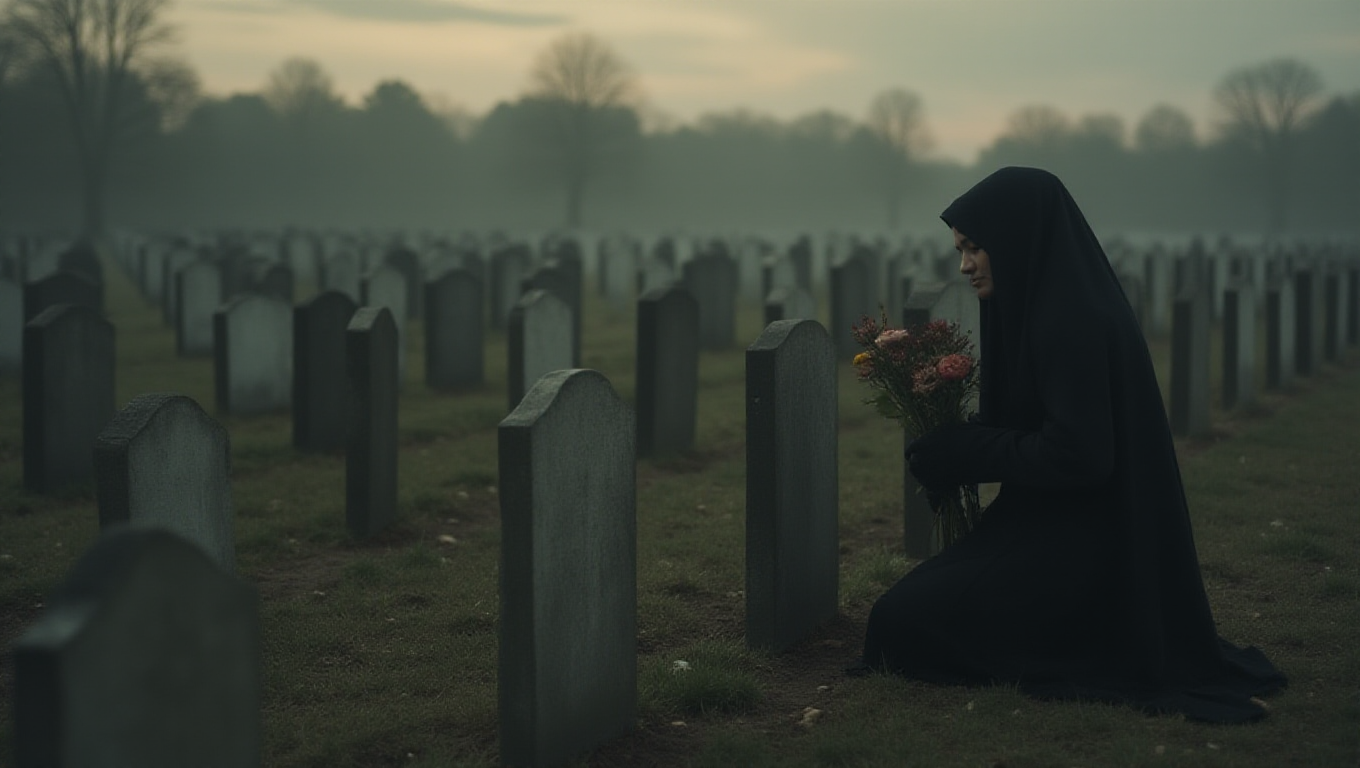 Illustration pour le mot 'cimetière'