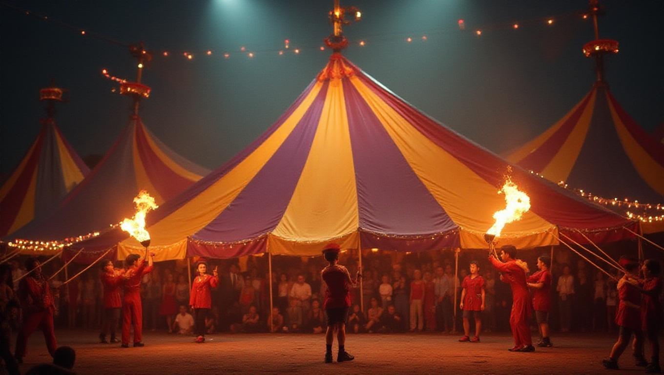 Illustration pour le mot 'cirque'