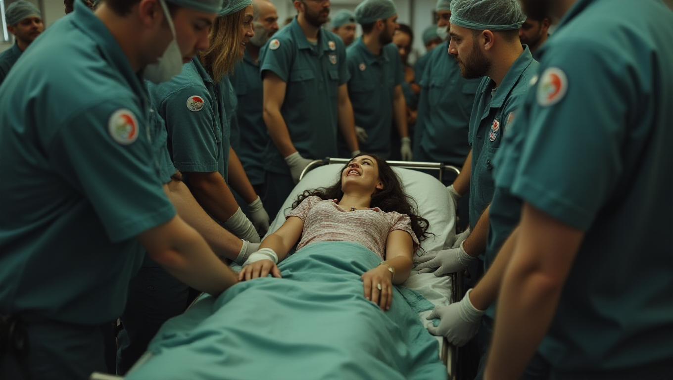 Illustration pour le mot 'civière'