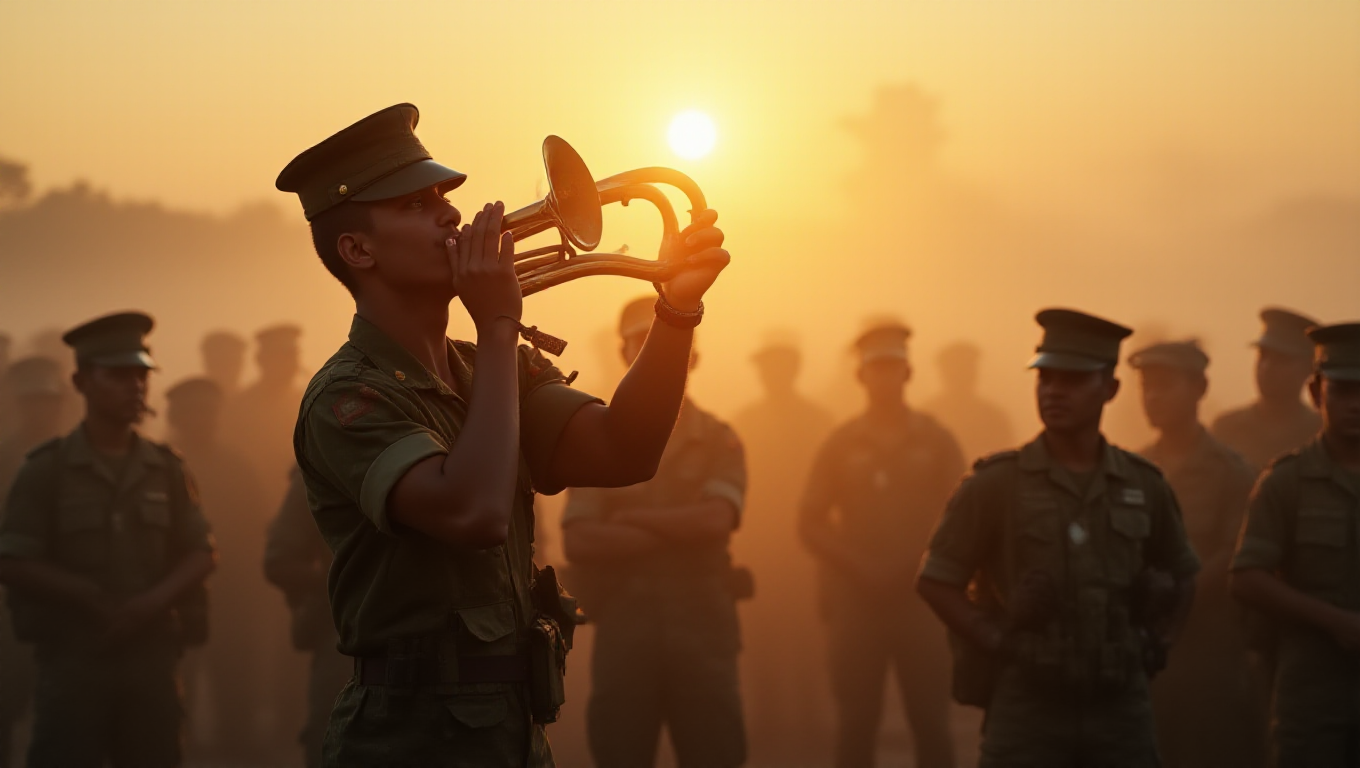 Illustration pour le mot 'clairon'