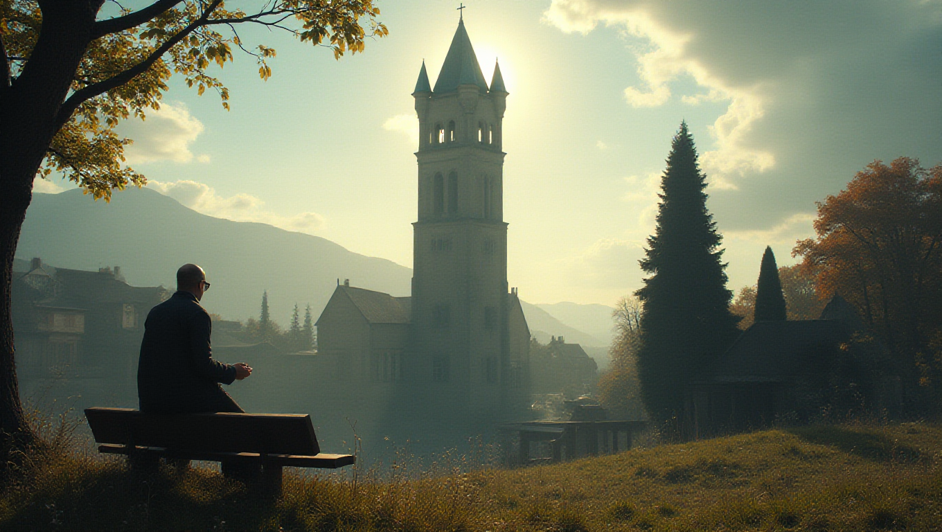 Illustration pour le mot 'clocher'