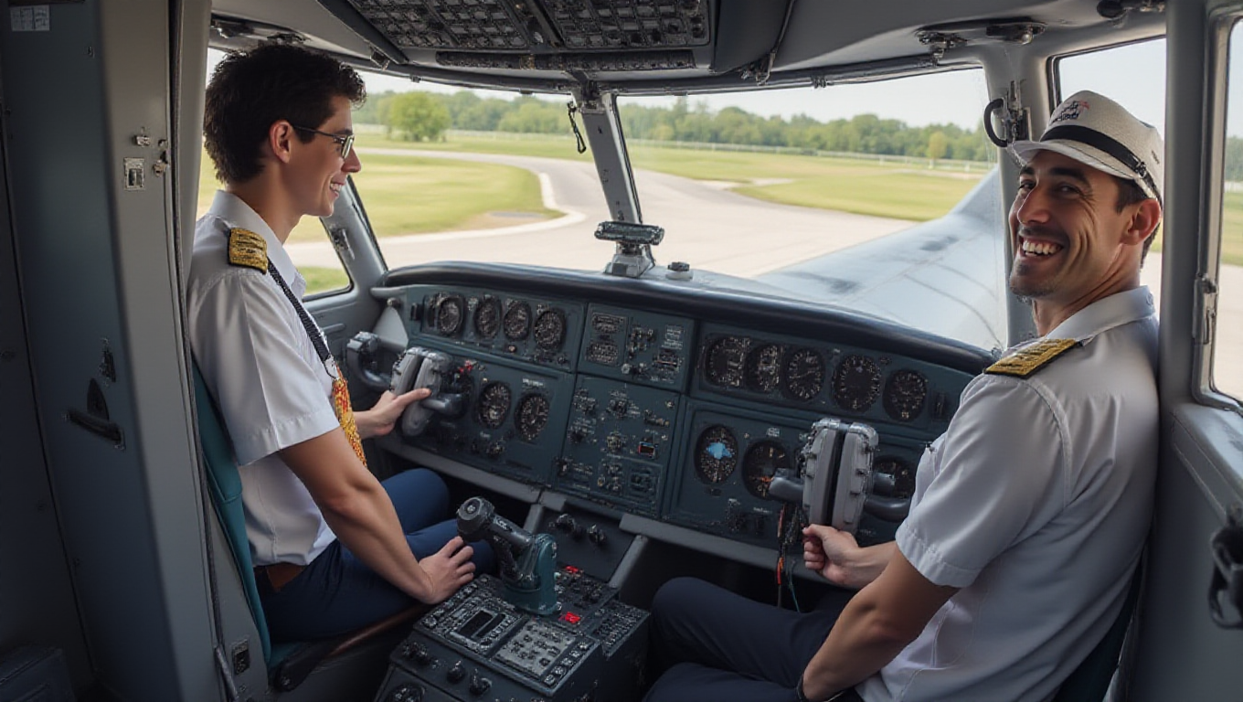 Illustration pour le mot 'cockpit'