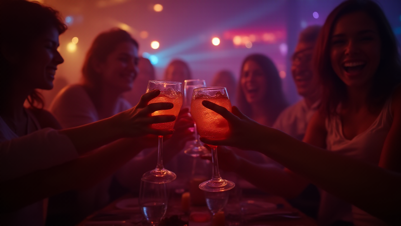 Illustration pour le mot 'cocktail'