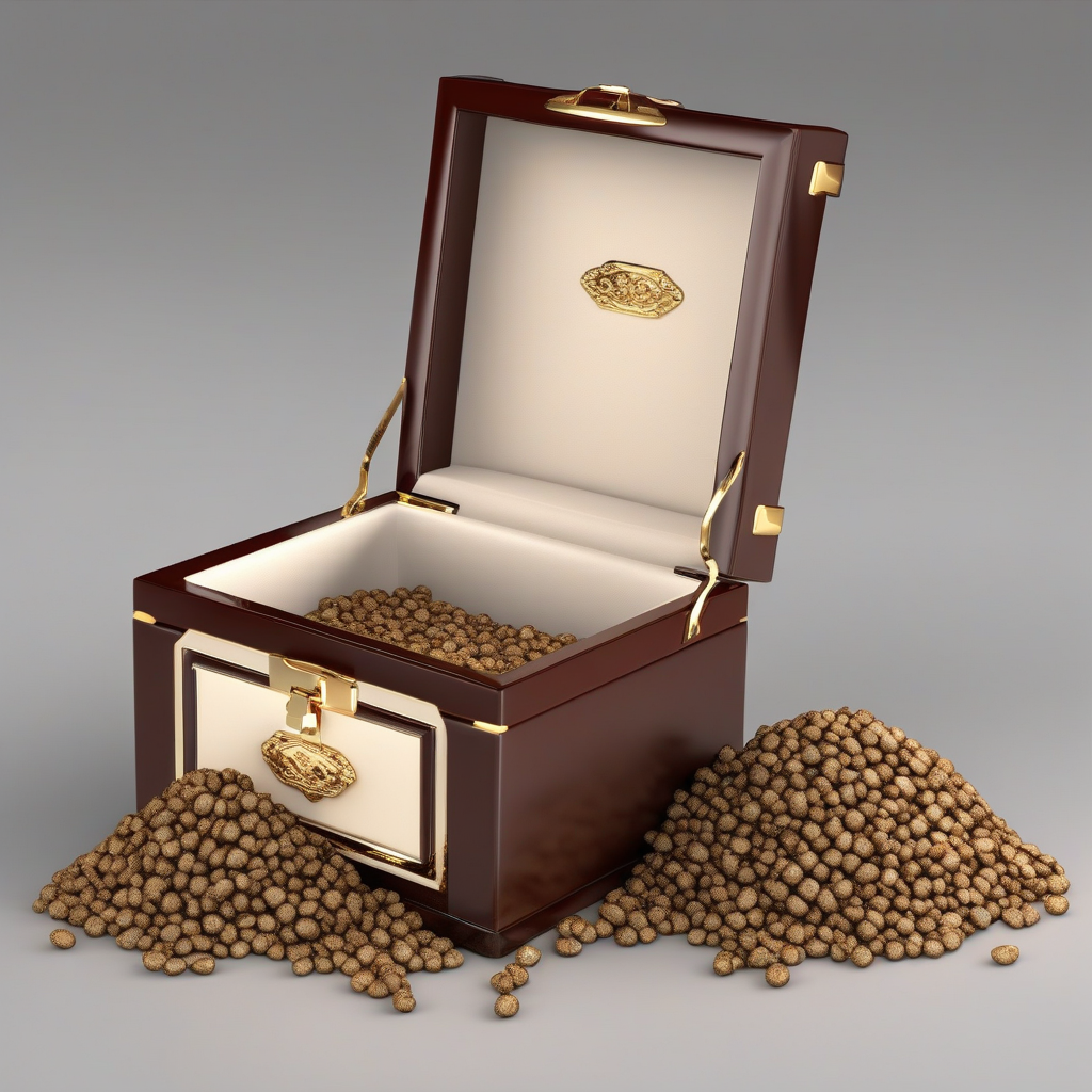 Illustration pour le mot 'coffre-fort'