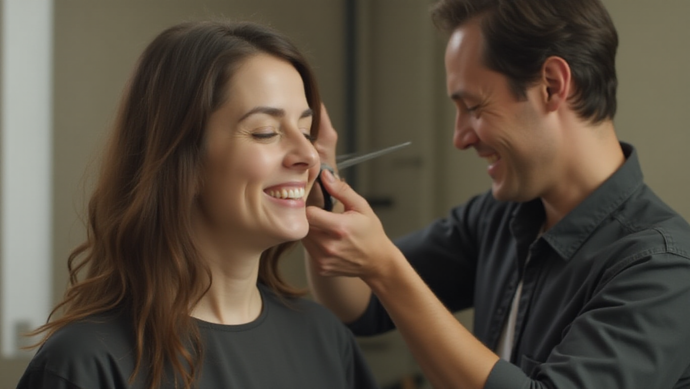 Illustration pour le mot 'coiffeur'