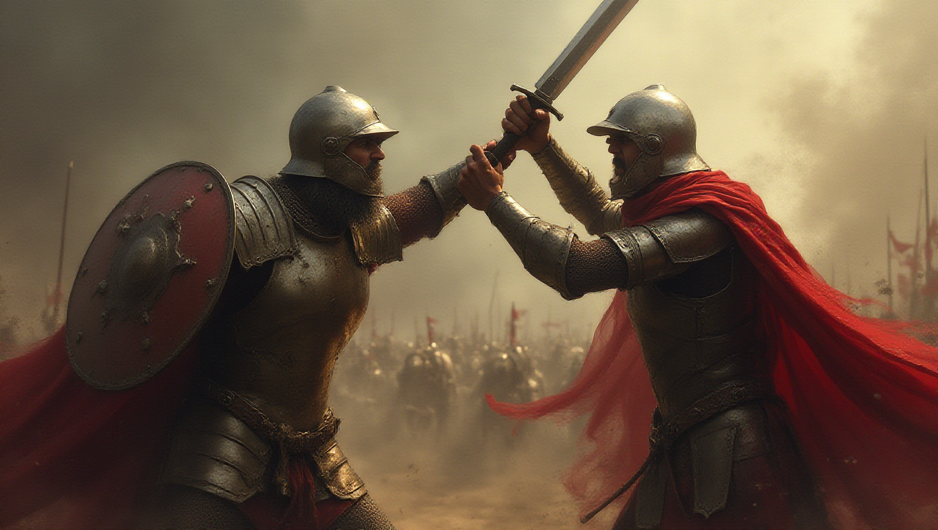 Illustration pour le mot 'combattre'