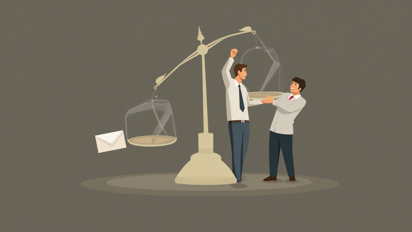Illustration pour le mot 'compensation'