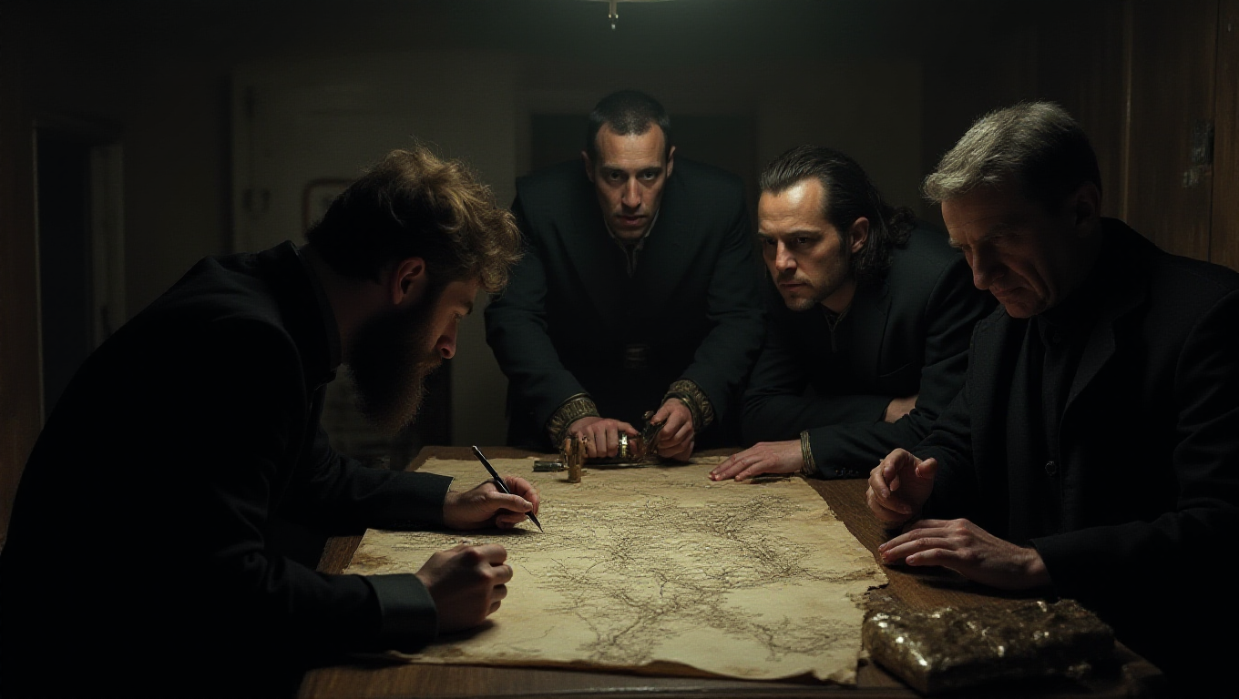 Illustration pour le mot 'complot'