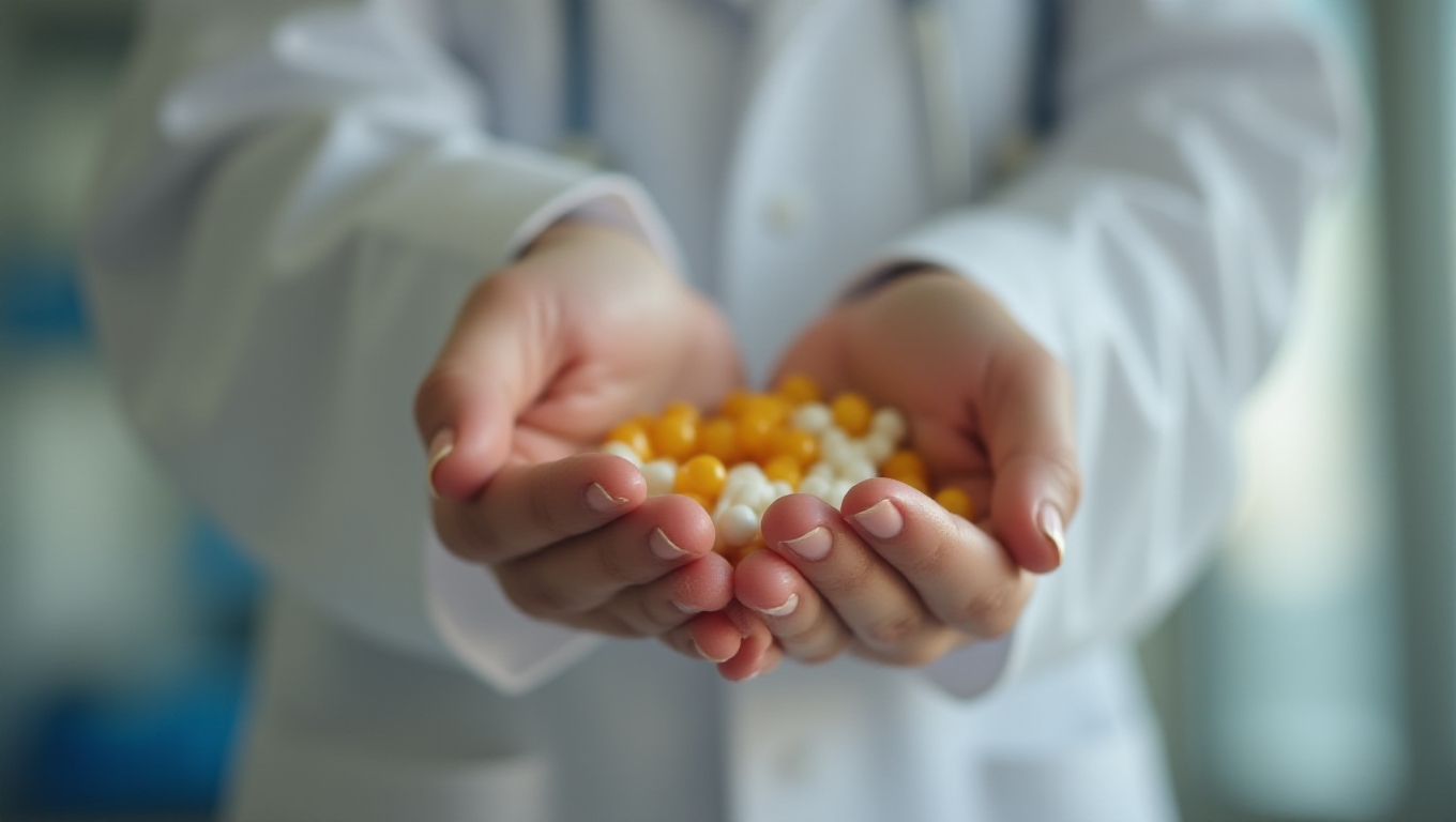 Illustration pour le mot 'comprimé'