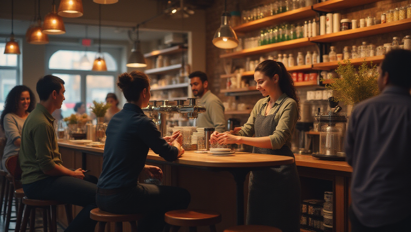 Illustration pour le mot 'comptoir'