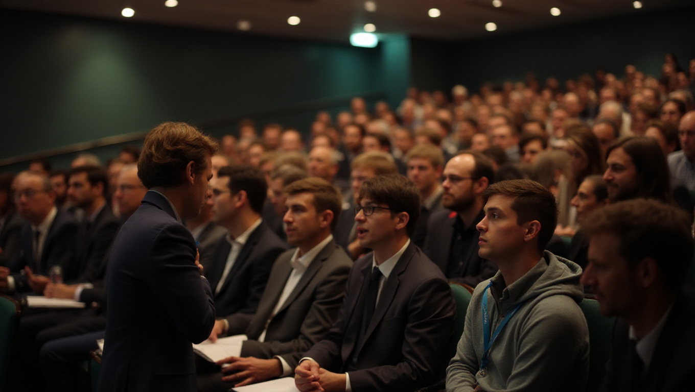 Illustration pour le mot 'conférence'