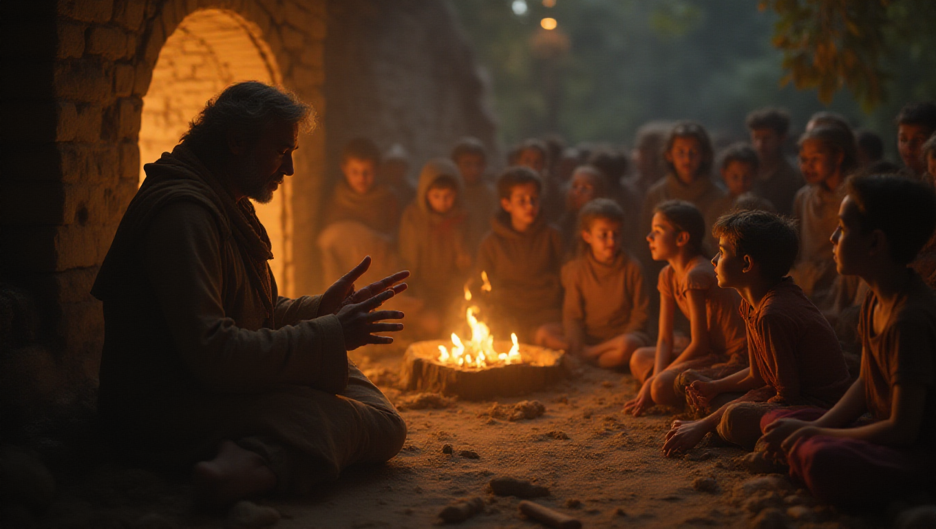 Illustration pour le mot 'conter'