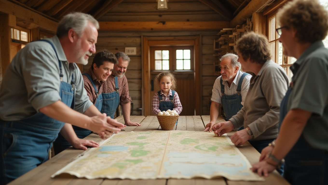 Illustration pour le mot 'coopérative'