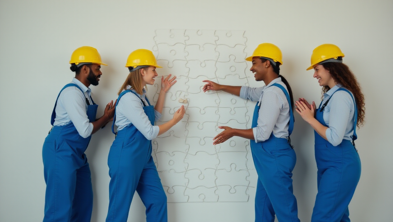 Illustration pour le mot 'coopérer'