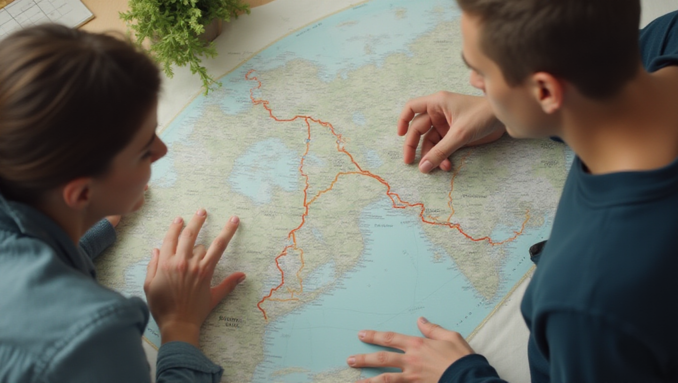 Illustration pour le mot 'coordonner'