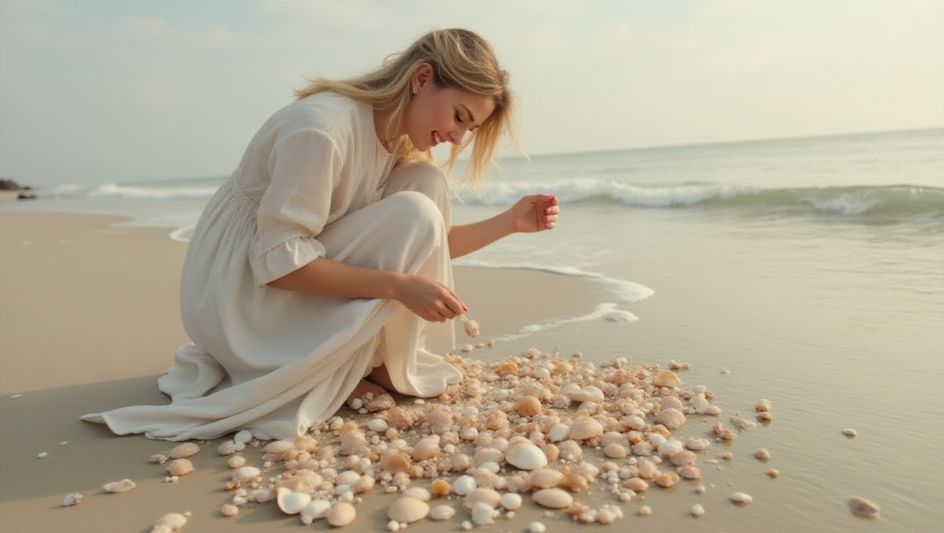 Illustration pour le mot 'coquillage'