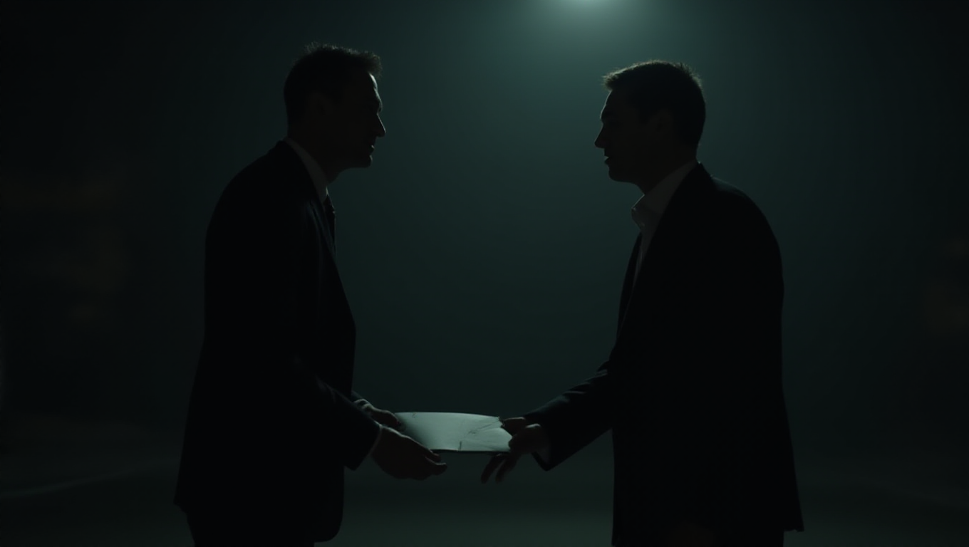 Illustration pour le mot 'corruption'