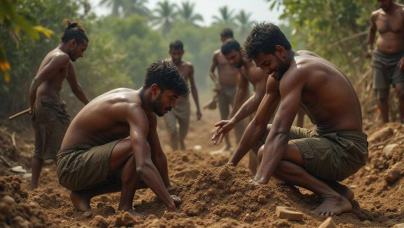 Illustration pour le mot 'corvée'
