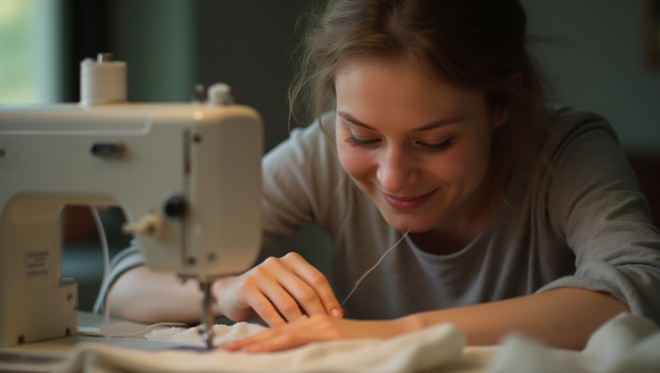 Illustration pour le mot 'coudre'