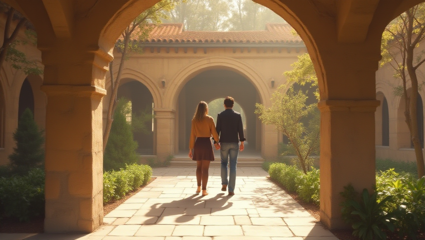 Illustration pour le mot 'cour'