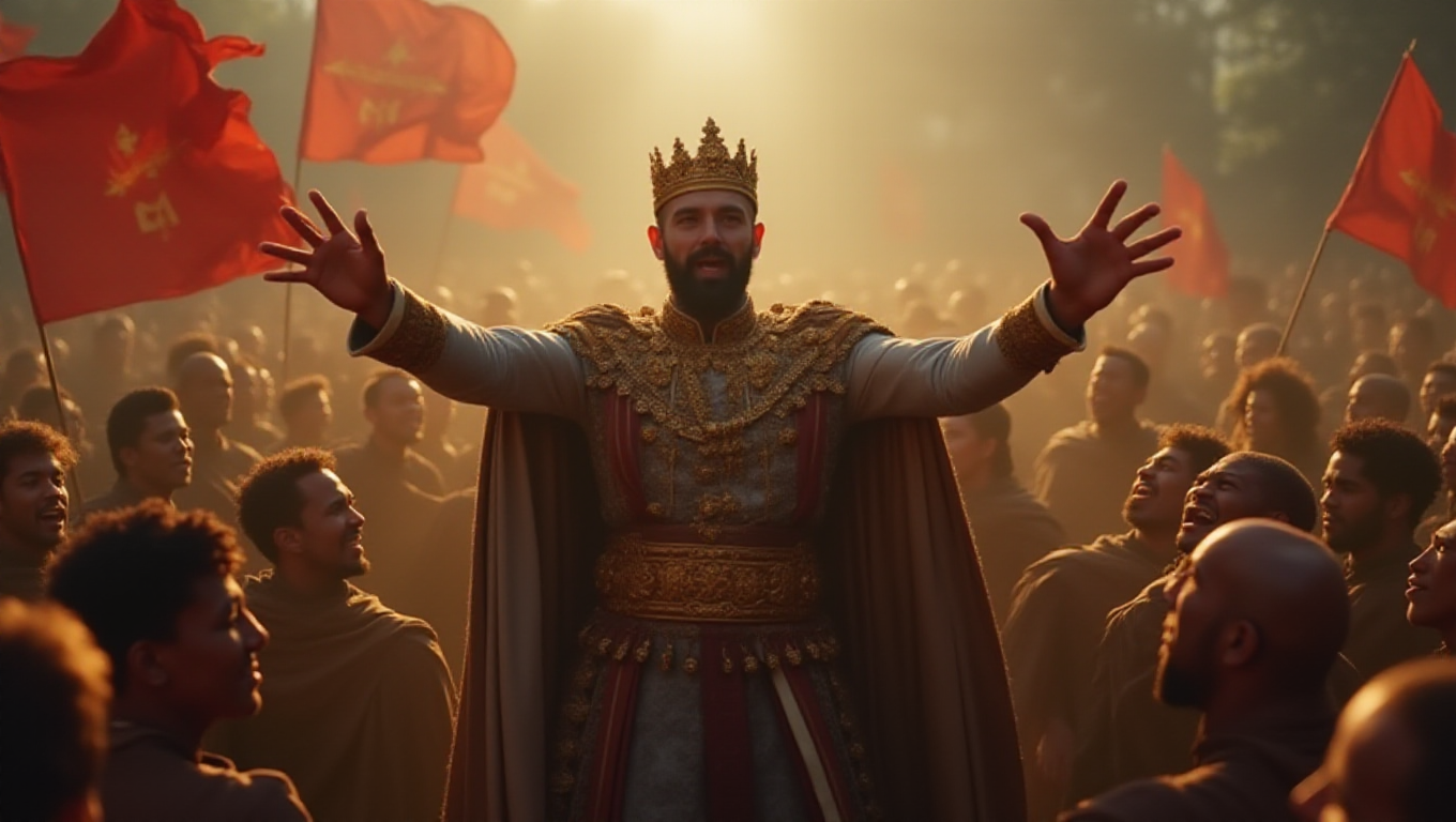 Illustration pour le mot 'couronnement'