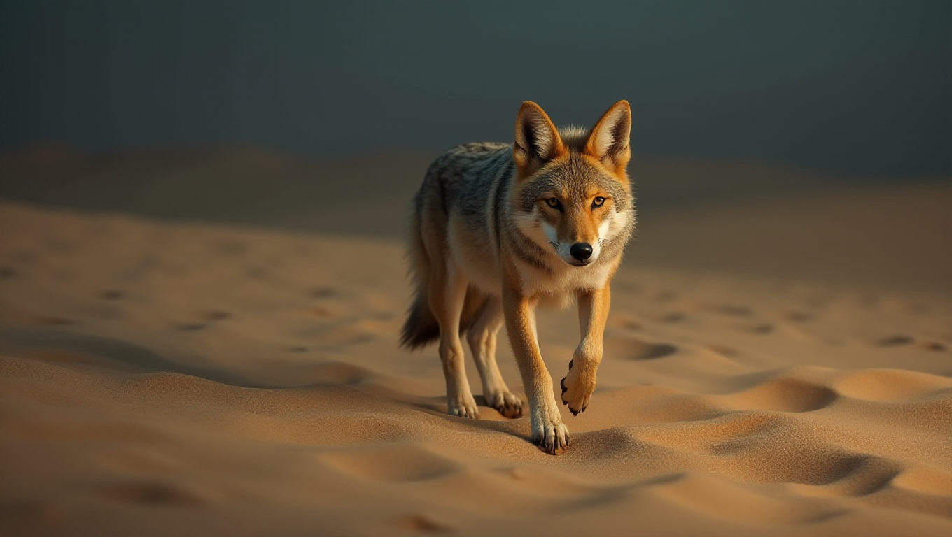 Illustration pour le mot 'coyote'