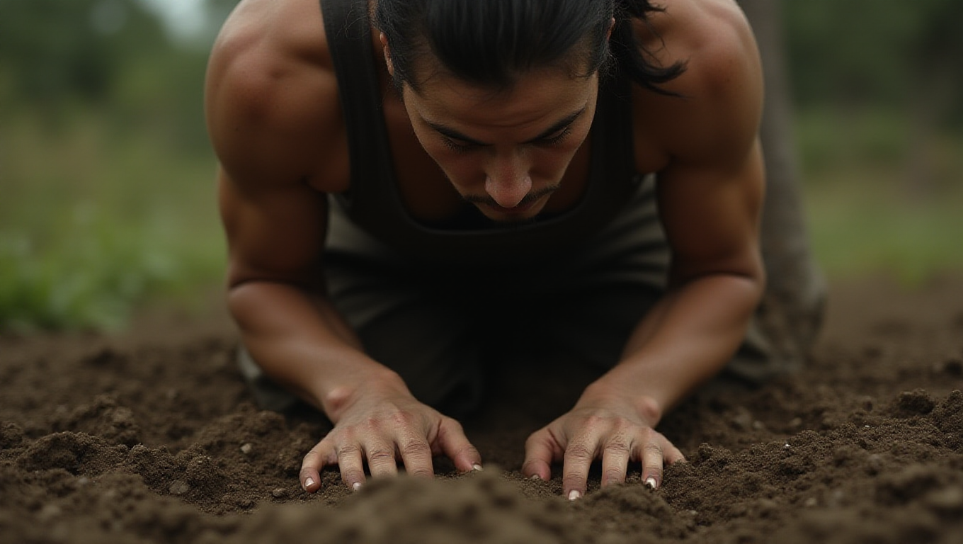 Illustration pour le mot 'creuser'