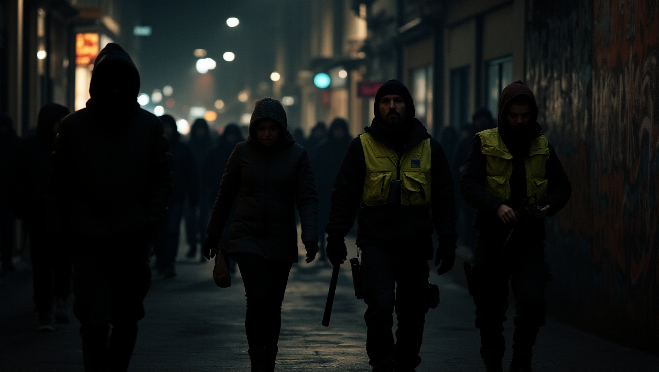 Illustration pour le mot 'criminalité'