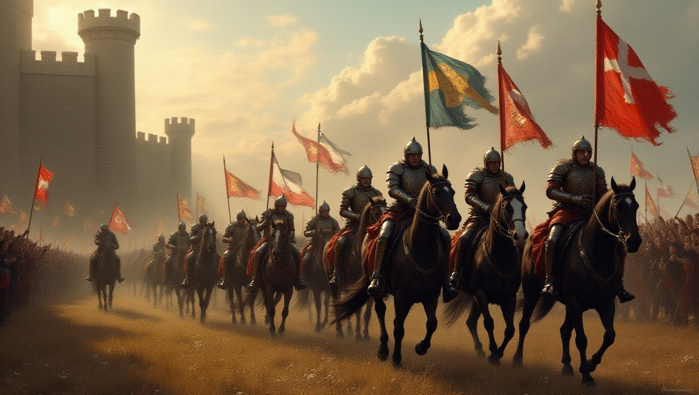 Illustration pour le mot 'croisade'