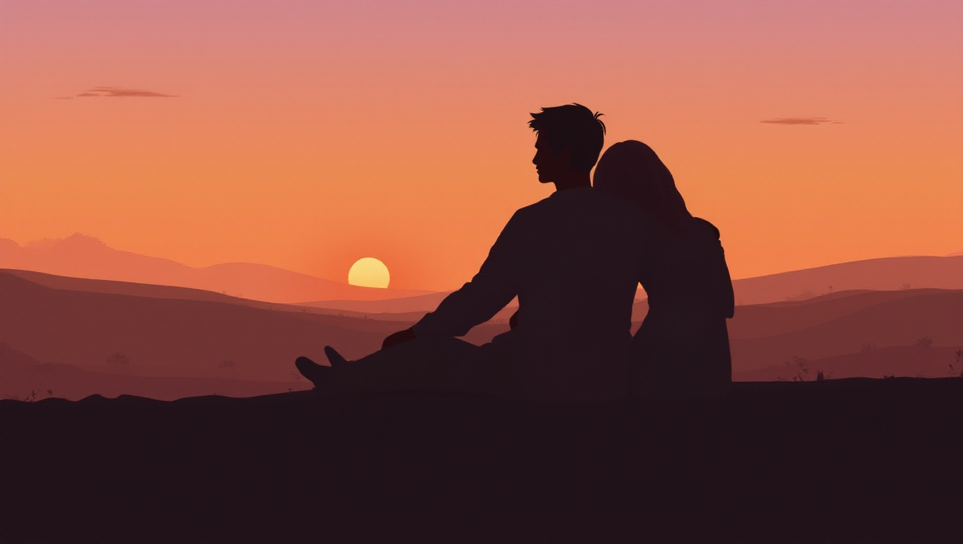 Illustration pour le mot 'crépuscule'