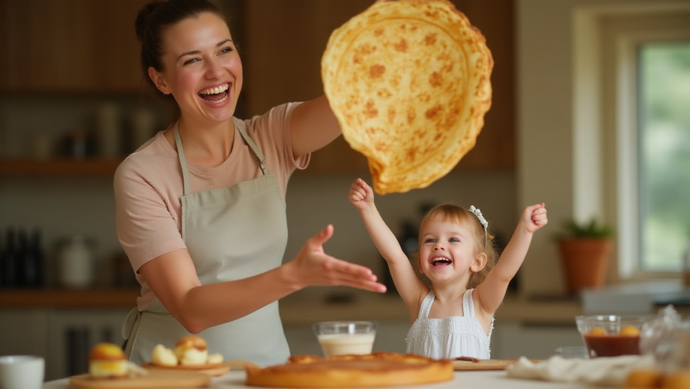 Illustration pour le mot 'crêpe'