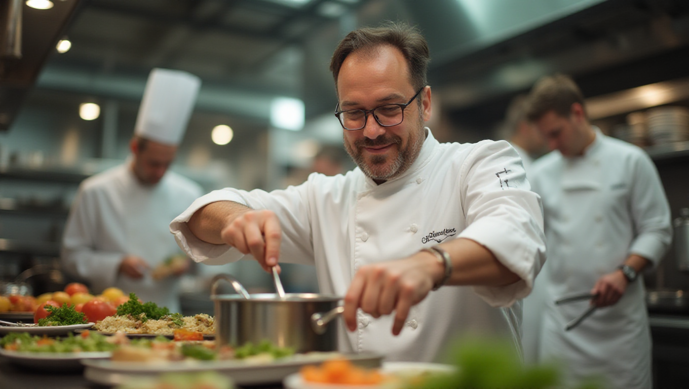 Illustration pour le mot 'cuisinier'