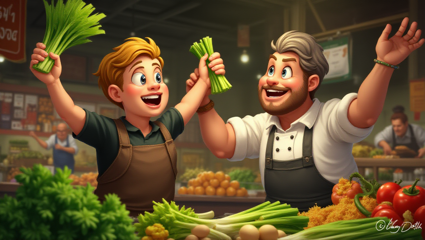 Illustration pour le mot 'céleri'