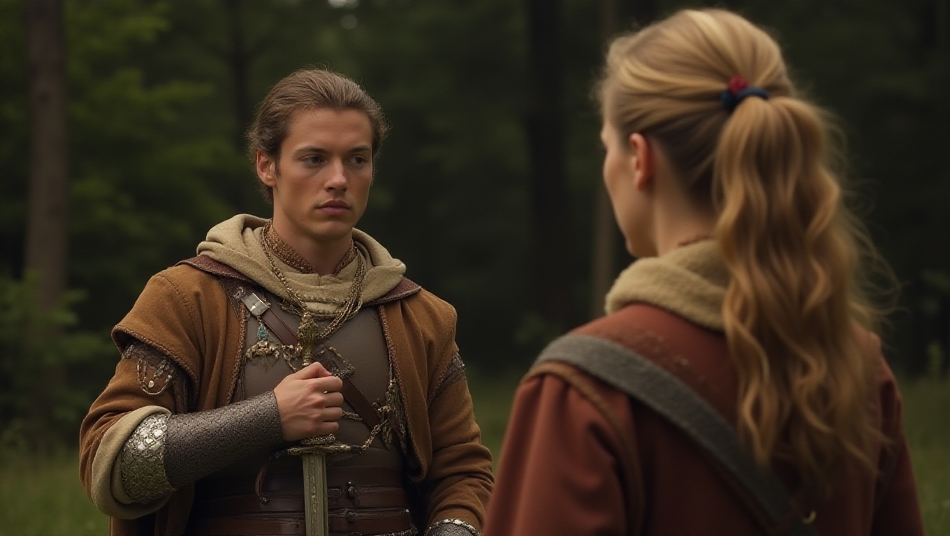 Illustration pour le mot 'damoiseau'