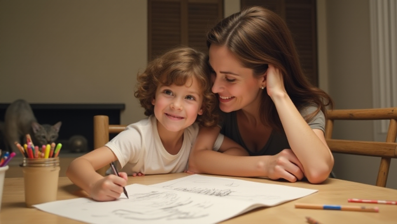 Illustration pour le mot 'dessiner'