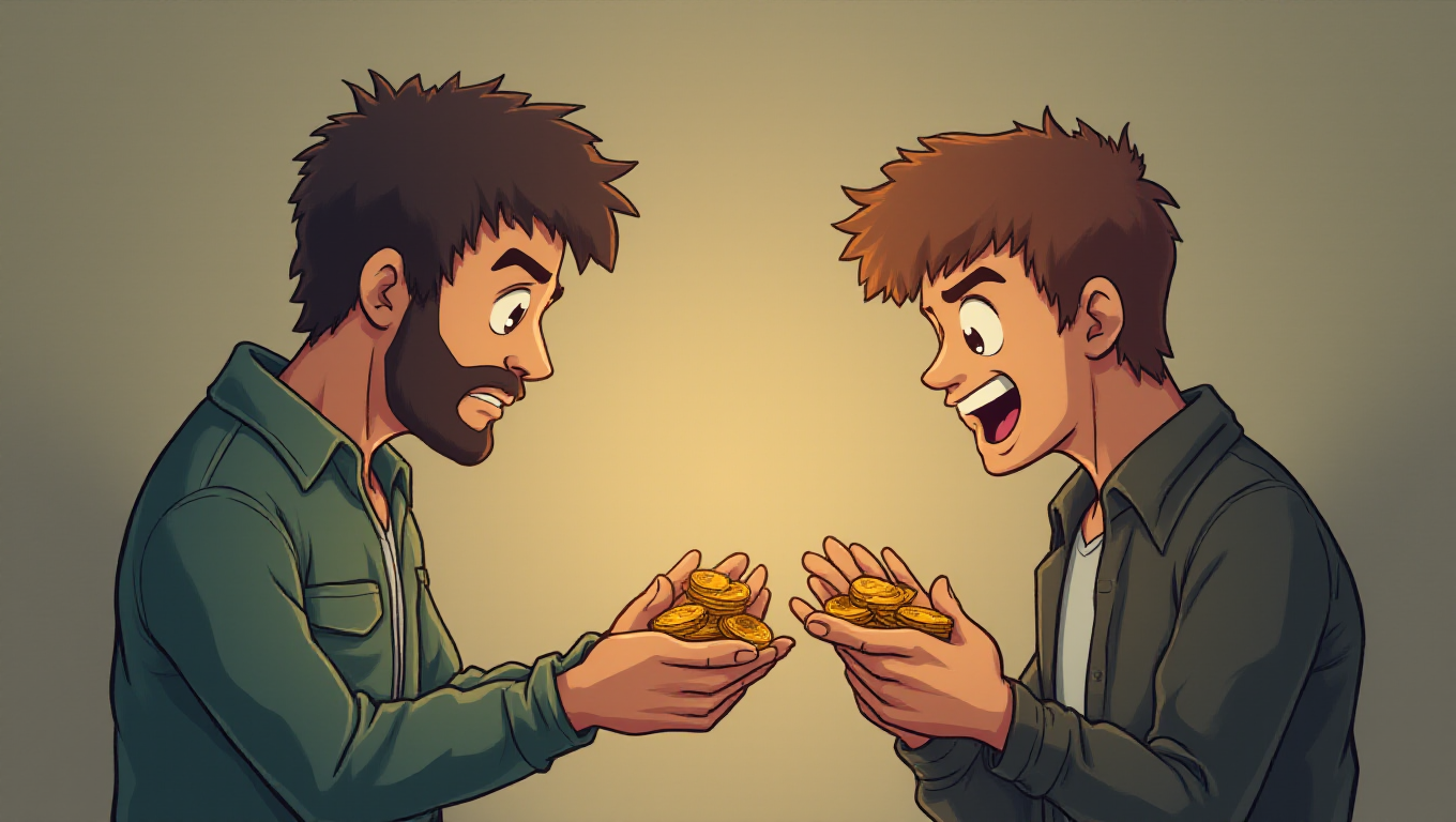 Illustration pour le mot 'dette'