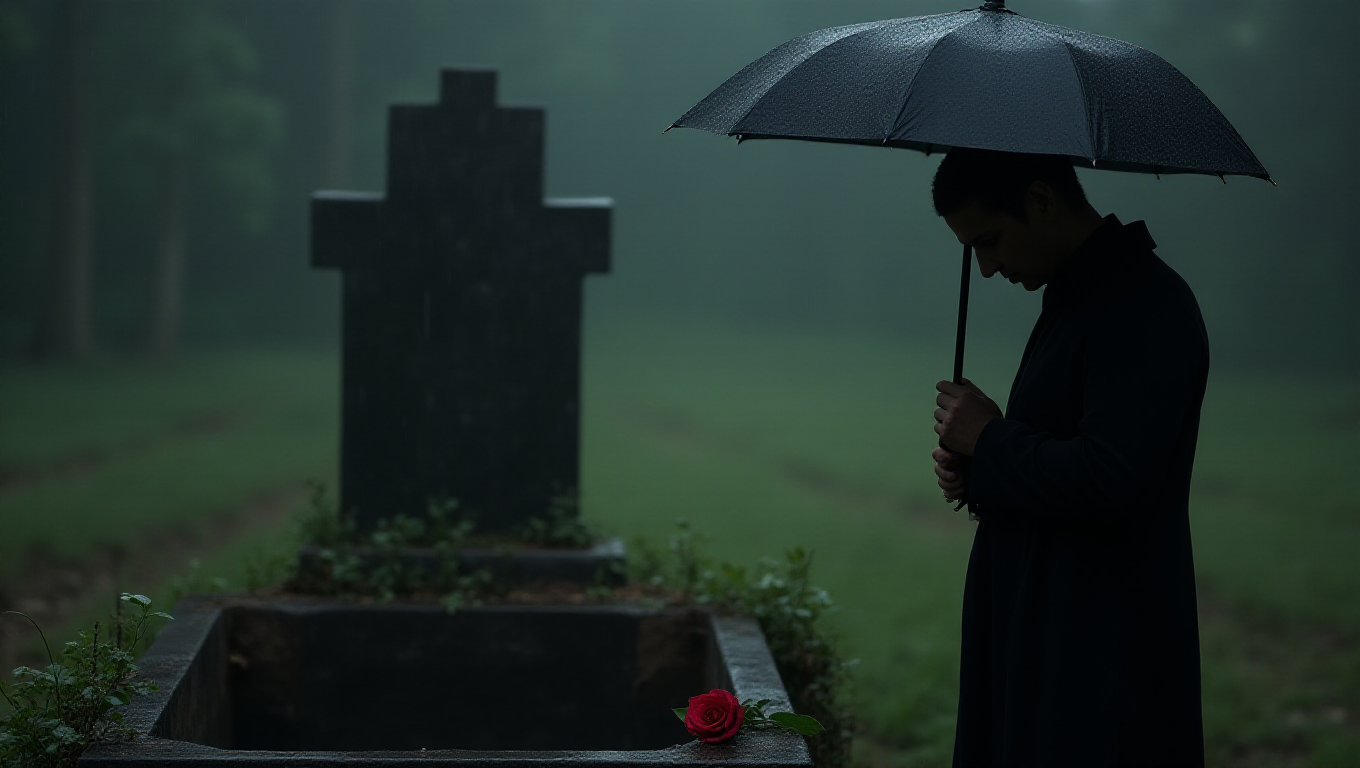 Illustration pour le mot 'deuil'