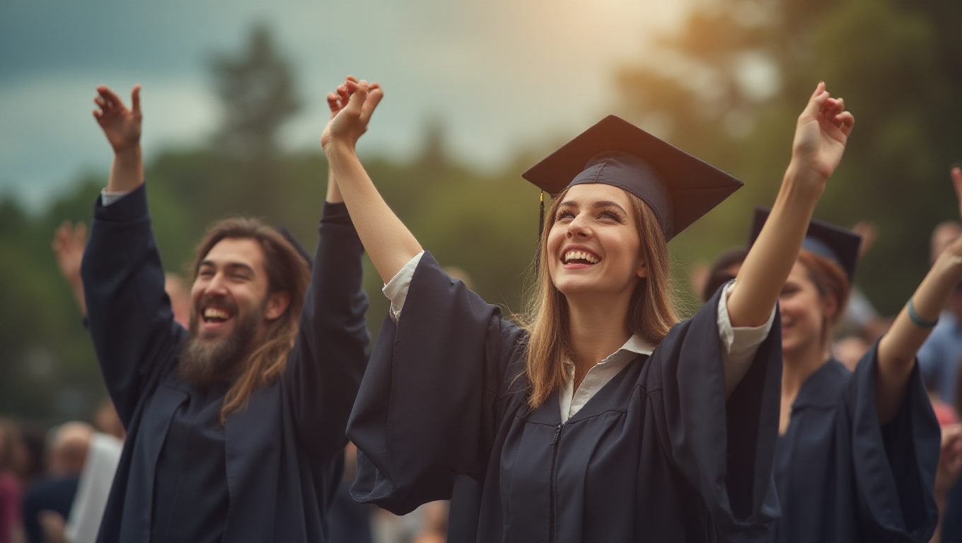 Illustration pour le mot 'diplômer'