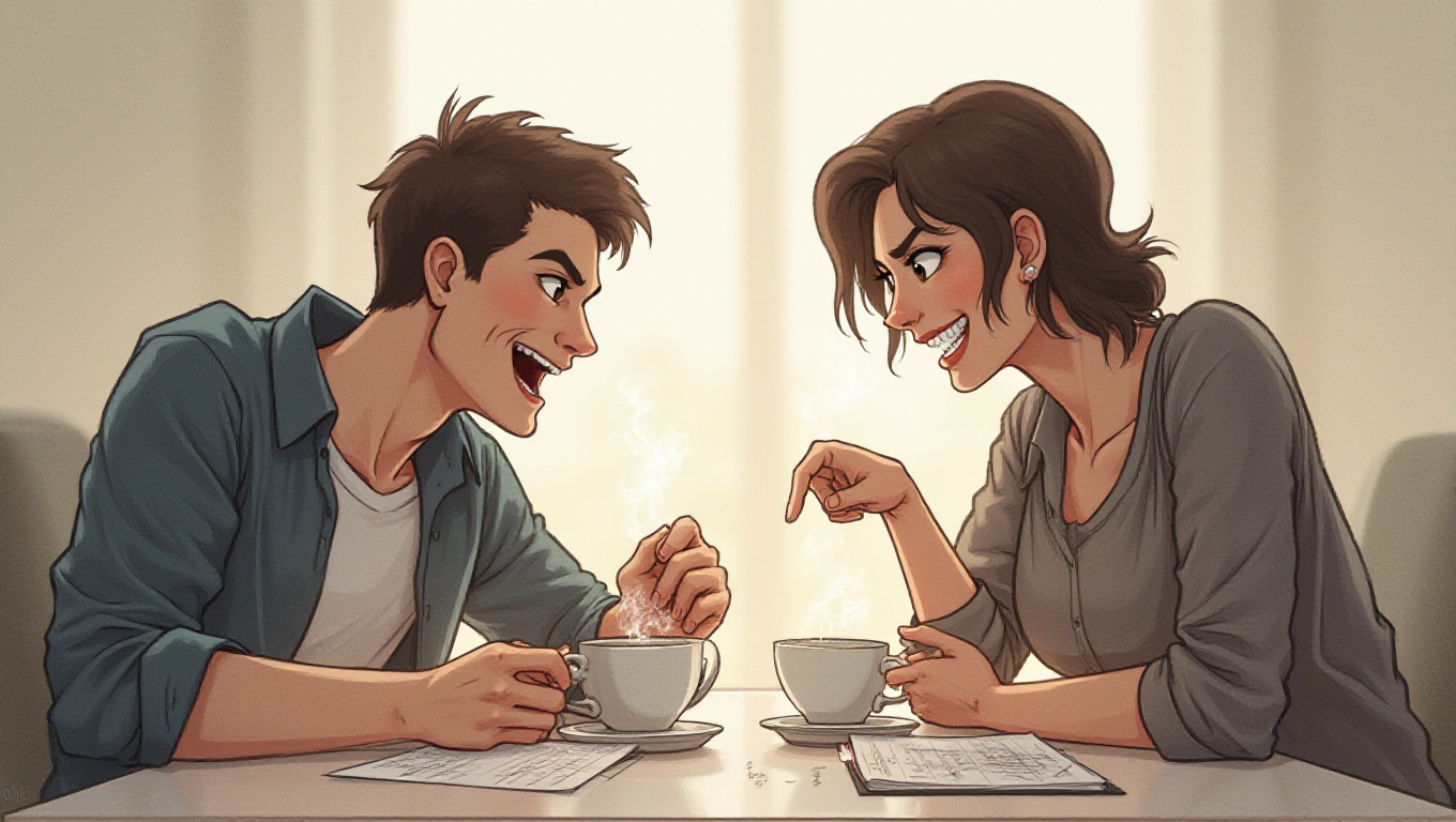 Illustration pour le mot 'discussion'