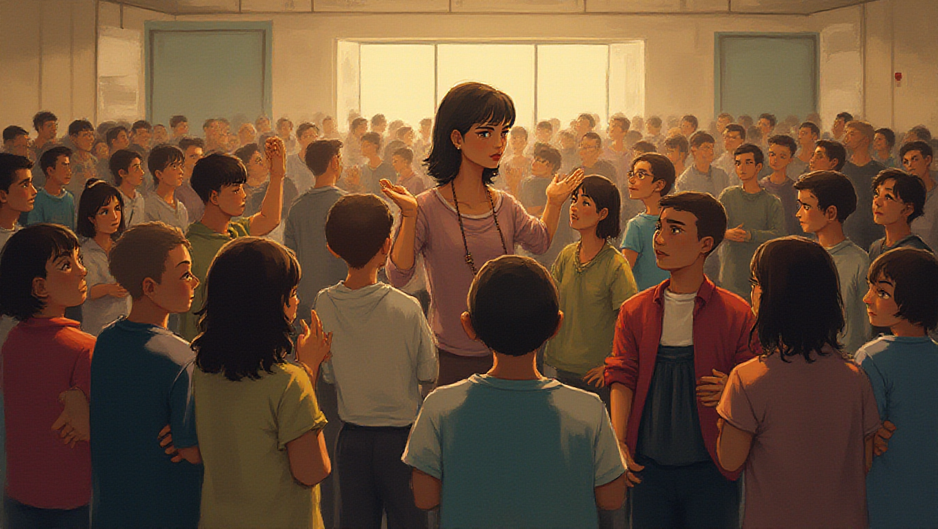 Illustration pour le mot 'disperser'