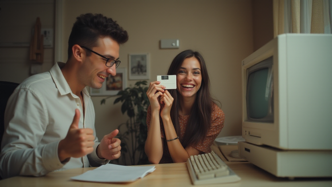 Illustration pour le mot 'disquette'