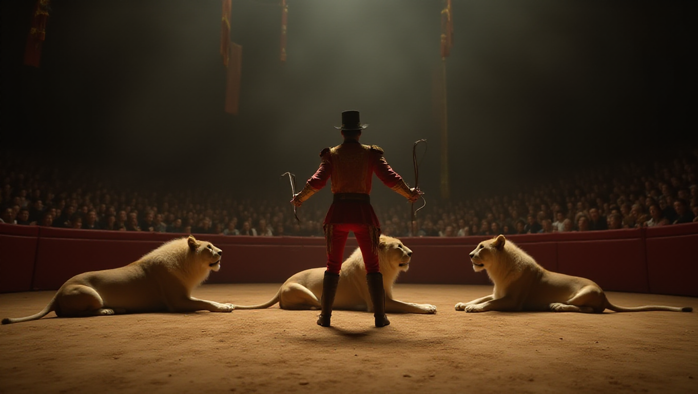 Illustration pour le mot 'dompteur'