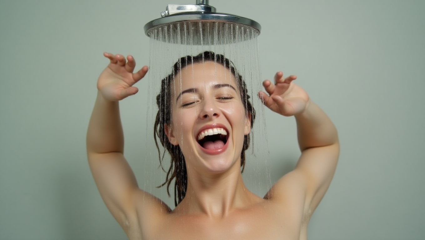 Illustration pour le mot 'douche'