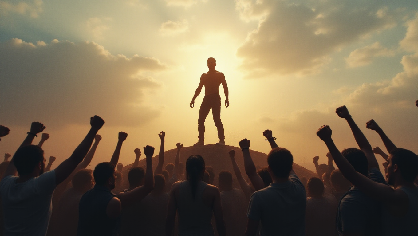 Illustration pour le mot 'défier'