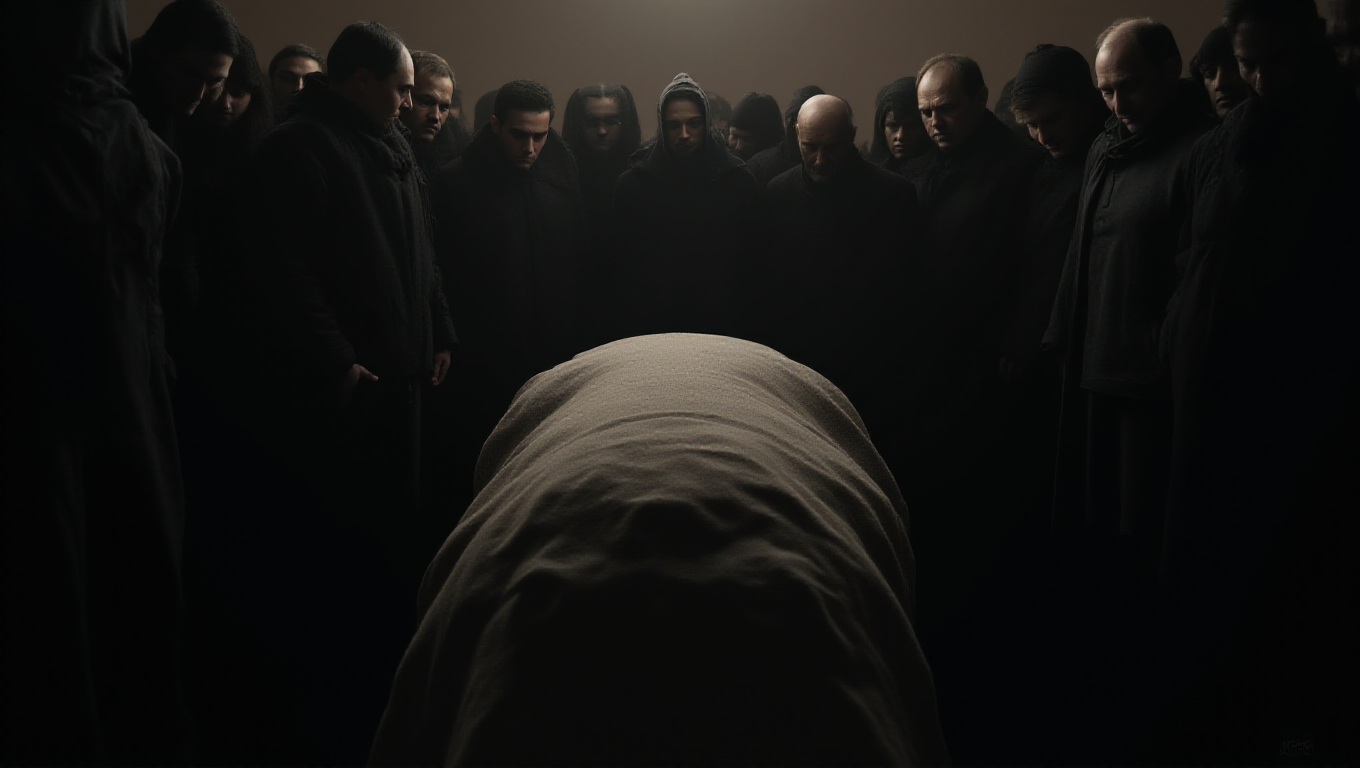 Illustration pour le mot 'défunt'